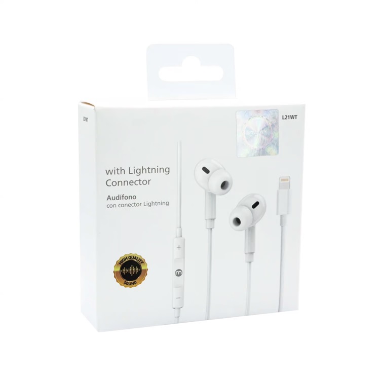 AUDIFONOS LIGHTNING MONSTER BLANCO L21WT 1