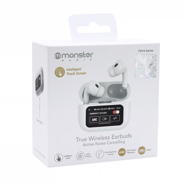 AUDIFONOS MONSTER BLANCO WIRELEES TW16 1