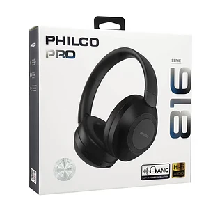 AUDIFONO BLUETOOTH ACTIVA CANCELACION DE RUIDOPHILCO PRO NEGRO PM816