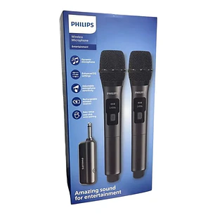 KIT DE MICROFONOS INALAMBRICO PHILIPS DLM3401