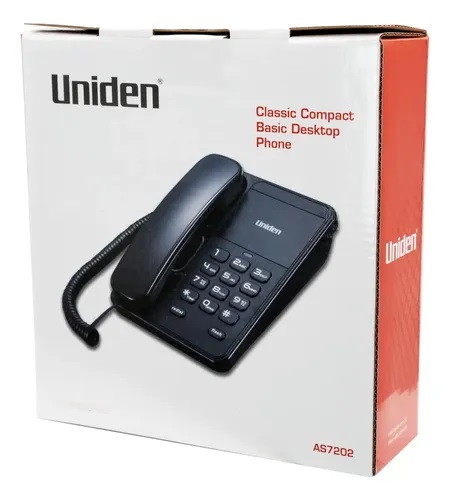 TELEFONO SOBREMESA UNIDEN AS-7202 NEGRO 1