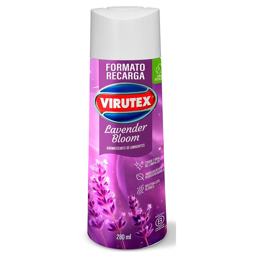 RECARGA AROMATIZANTE VTX LAVANDA BLOOM 280ML. VIRUTEX 1