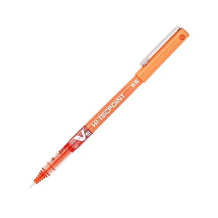 LAPIZ TINTA PILOT HI-TECPOINT V-5 0.5 NARANJO