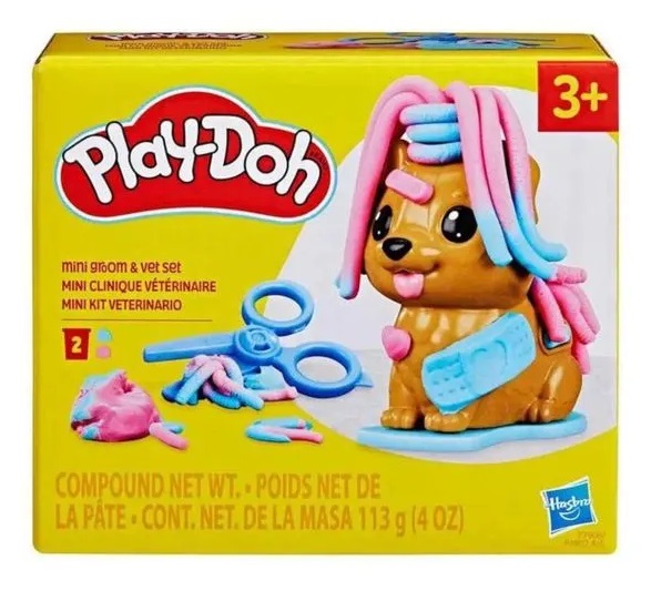 MASA PLAY-DOH MINI KIT VETERINARIO +3 (F7908) 1