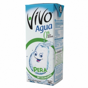 AGUA CON JUGO DE FRUTA VIVO PERA 190 ML 1