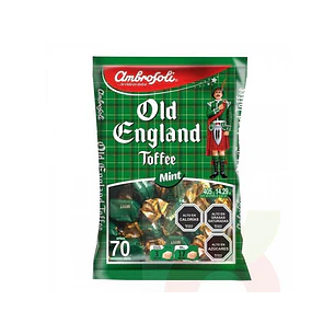 BOLSA CALUGAS OLD ENGLAND TOFFEE MINT AMBROSOLI  70UND.