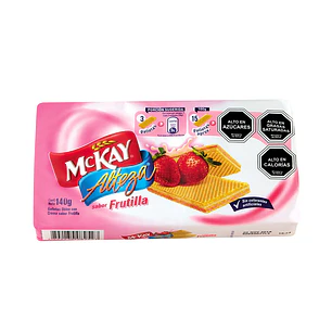 GALLETA OBLEA MACKAY ALTEZA FRUTILLA 140GRS.