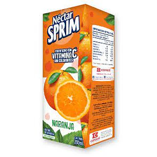 NECTAR SPRIM NARANJA 190ML