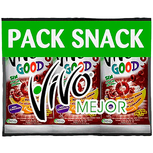 PACK SNACK VIVO SHOT GOOD CHOCOLATE 7 UNID. X 18GRS.