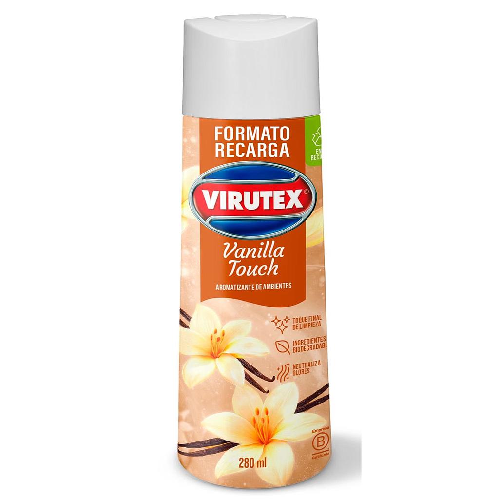 RECARGA  AROMATIZANTE VTX VAINILLA TOUCH 280ML. VIRUTEX 1