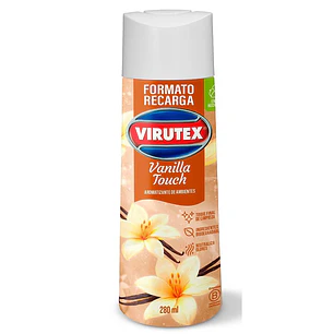 RECARGA  AROMATIZANTE VTX VAINILLA TOUCH 280ML. VIRUTEX