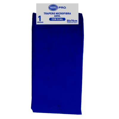 TRAPERO MICROFIBRA 50 X 70 CMS AZUL VIRUTEX PRO ( CA ) 1