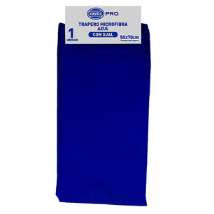 TRAPERO MICROFIBRA 50 X 70 CMS AZUL VIRUTEX PRO ( CA )