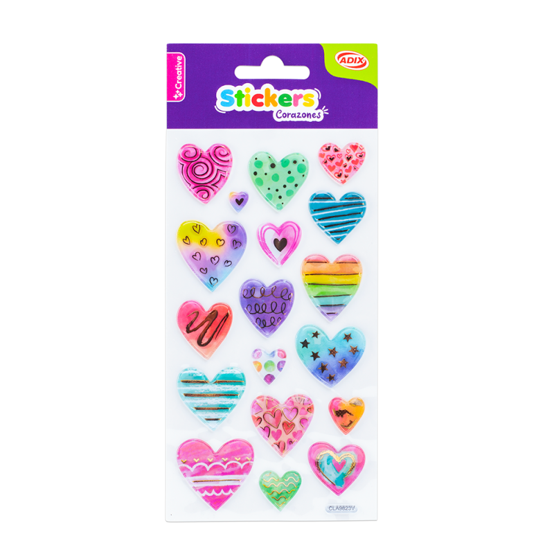 STICKERS CORAZON ADIX (A550005) 1