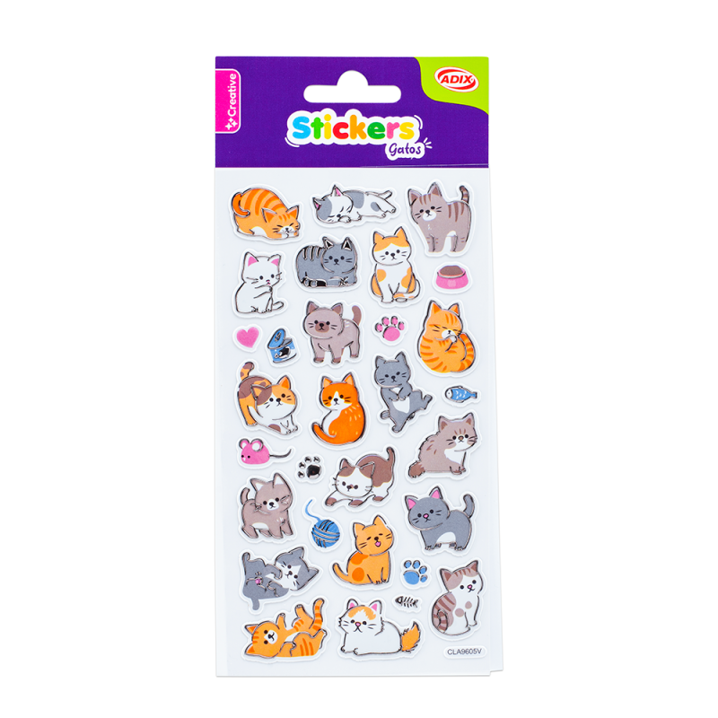 STICKERS GATO ADIX (A550003) 1