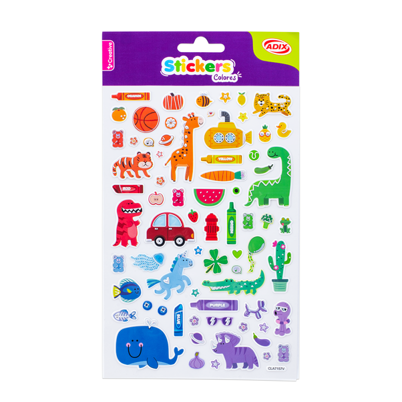 STICKERS COLORES ADIX (A550011) 1