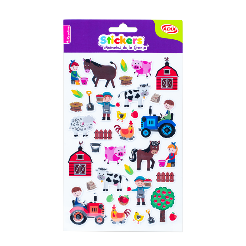STICKERS ANIMALES DELA GRANJA ADIX (A550010) 1