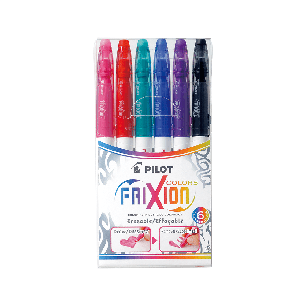 SET MARCADORES FRIXION 6 COLORES PILOT 1