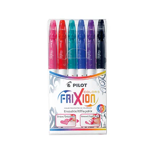 SET MARCADORES FRIXION 6 COLORES PILOT