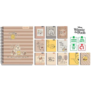 CUADERNO PROARTE UNIV. 7mm 100 Hjs TED/ ED WINNIE THE POOH 