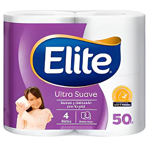 HIGIENICO ELITE 4 x 50 Mts DOBLE HOJA