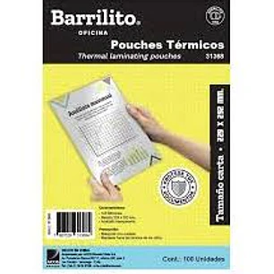 CAJA TERMOLAMINADO CARTA 230 X 290 175 MIC (0,7mm) 100  Unid (Laminating Film )