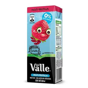 JUGO ANDIFRUT FRUTILLA  0% AZUCAR AÑADIDA 200ML