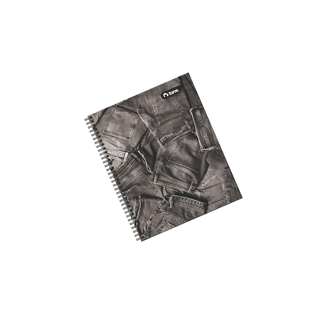 CUADERNO TORRE TOP 7mm 150 Hjs  JEANS 1