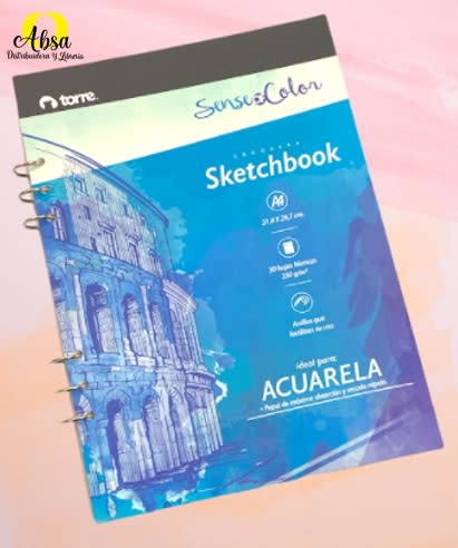 BLOCK CROQUERA ACUARELA  A4 TORRE 30 Hjs 230GR 21,0 x 29,7 CM 1