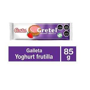 GALLETA GRETEL COSTA YOGHURT FRUTILLA 85 GRS