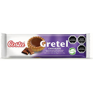 GALLETA GRETEL COSTA CHOCOLATE 85 GRS