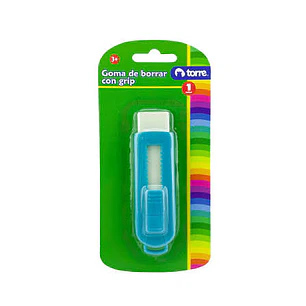 BLISTER GOMA DE BORRAR TORRE C/GRIP 1 UNID.
