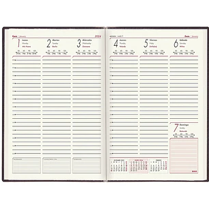 AGENDA BUHO WEEKLY CLASICA 2027 (COD.7761)