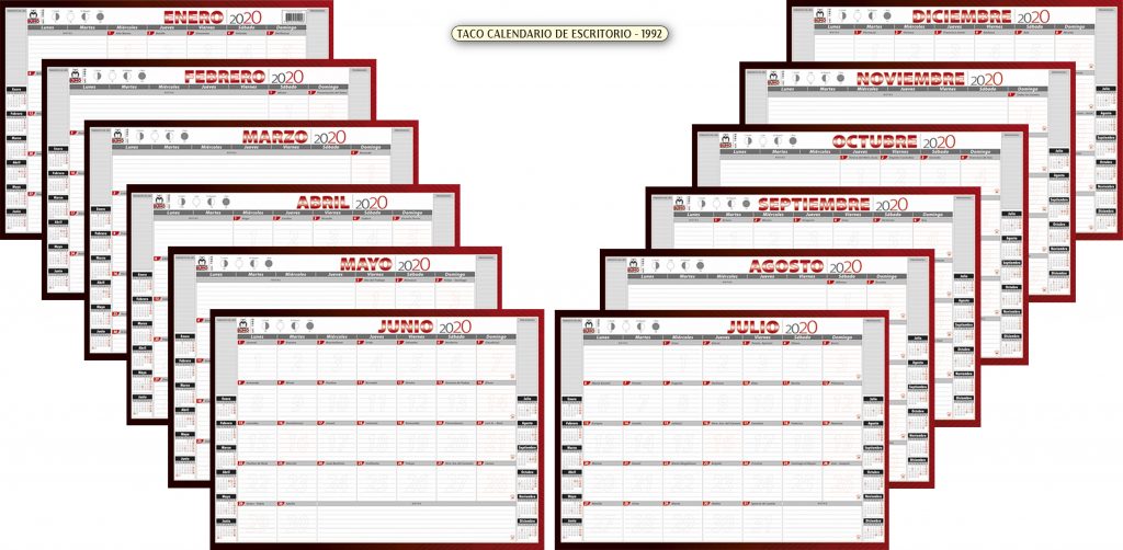 TACO BUHO CALENDARIO ESCRITORIO 2027 1