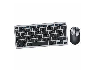 KIT MINI TECLADO Y MOUSE TECMASTER INALAMBRICO DUAL BT TM-100573 1