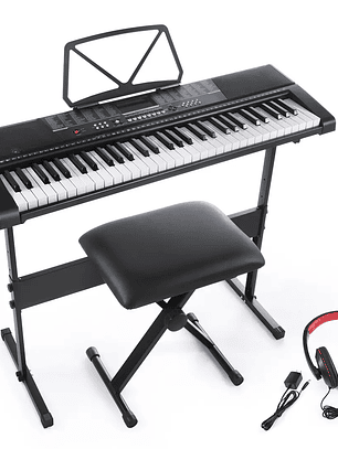 Teclado Full Pack Tonic 61 Teclas Mod. Ton-630 