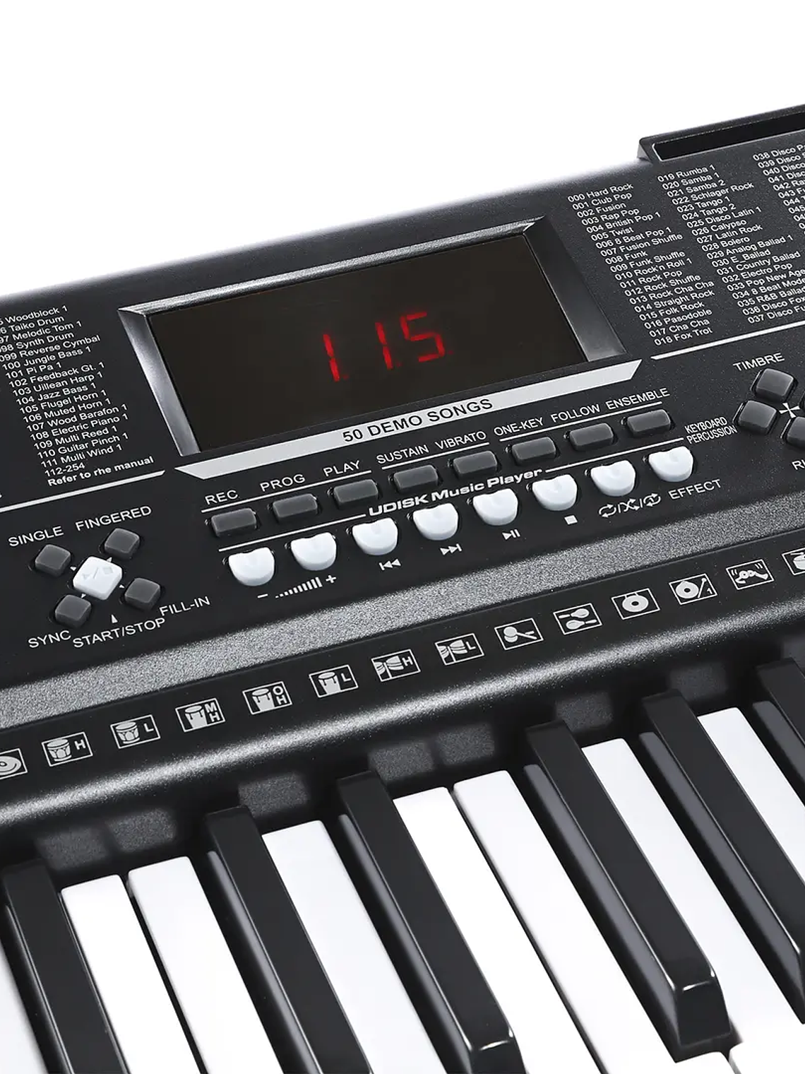 Teclado Pack Tonic 61 Teclas Mod. Ton 630 + Stand 4