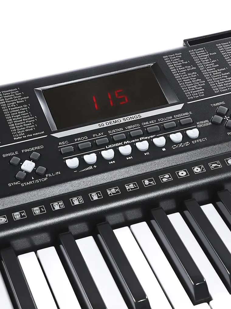 Teclado Pack Tonic 61 Teclas Mod. Ton 630 + Stand 4