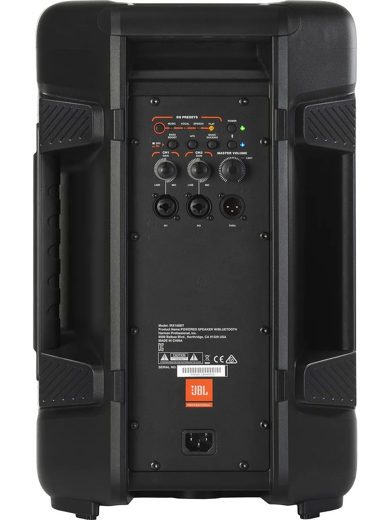 Caja acústica activa portátil JBL IRX108BT - 1000W 4