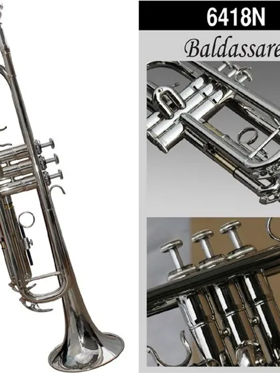 Trompeta Niquelada Baldassare 6418N 1