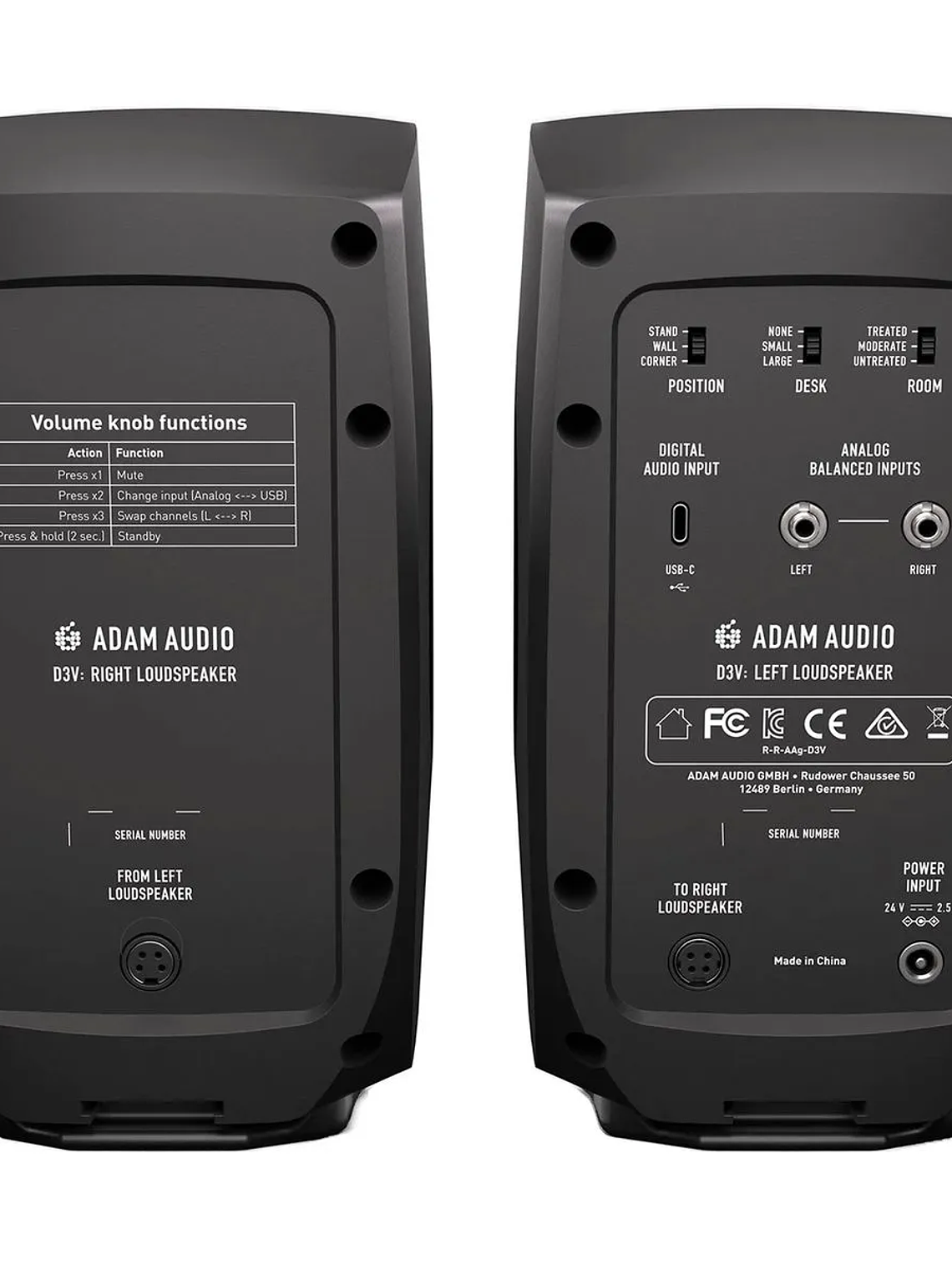 Monitores de escritorio Adam Audio D3V - Black 7