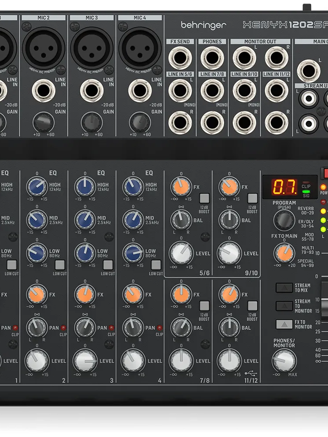 Mixer Análogo Con USB Behringer XENYX 1202SFX 1