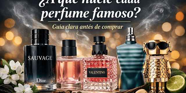 ¿A qué huelen los perfumes más famosos? Guía clara antes de comprar