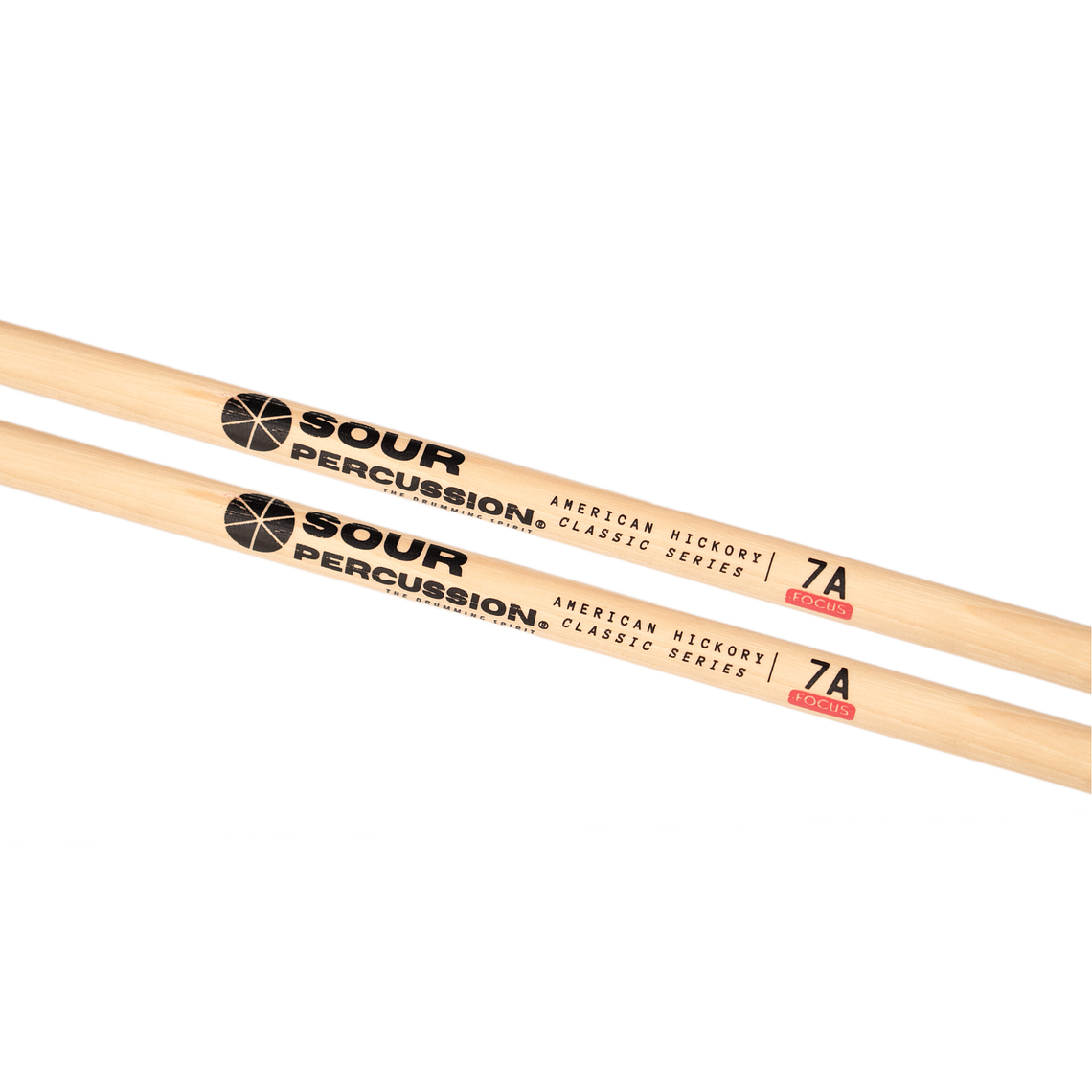 Baquetas Batería 7A Focus Hickory Sour Percussion 4