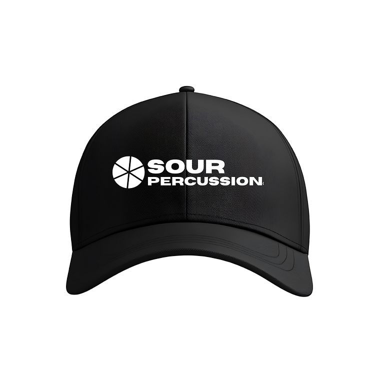 Gorro tipo Béisbol Sour Percussion Negro 1