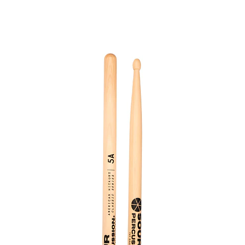 Baquetas Sour Percussion 5A Hickory Punta Acorn Madera Classic Series