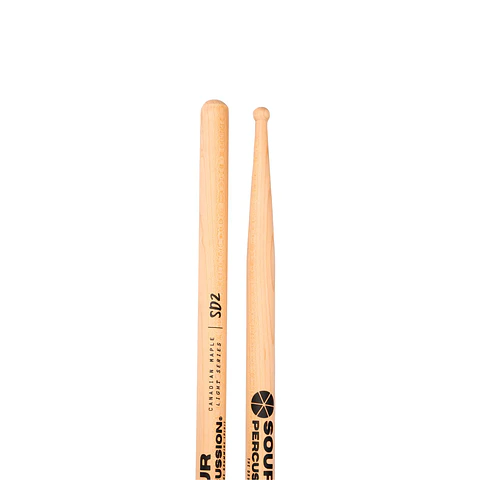 Baquetas Sour Percussion SD2 Maple Punta Medium Round Madera Light Series