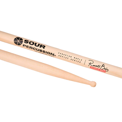 Baquetas Sour Percussion Ronald Báez Maple Punta Round Madera Artist Series