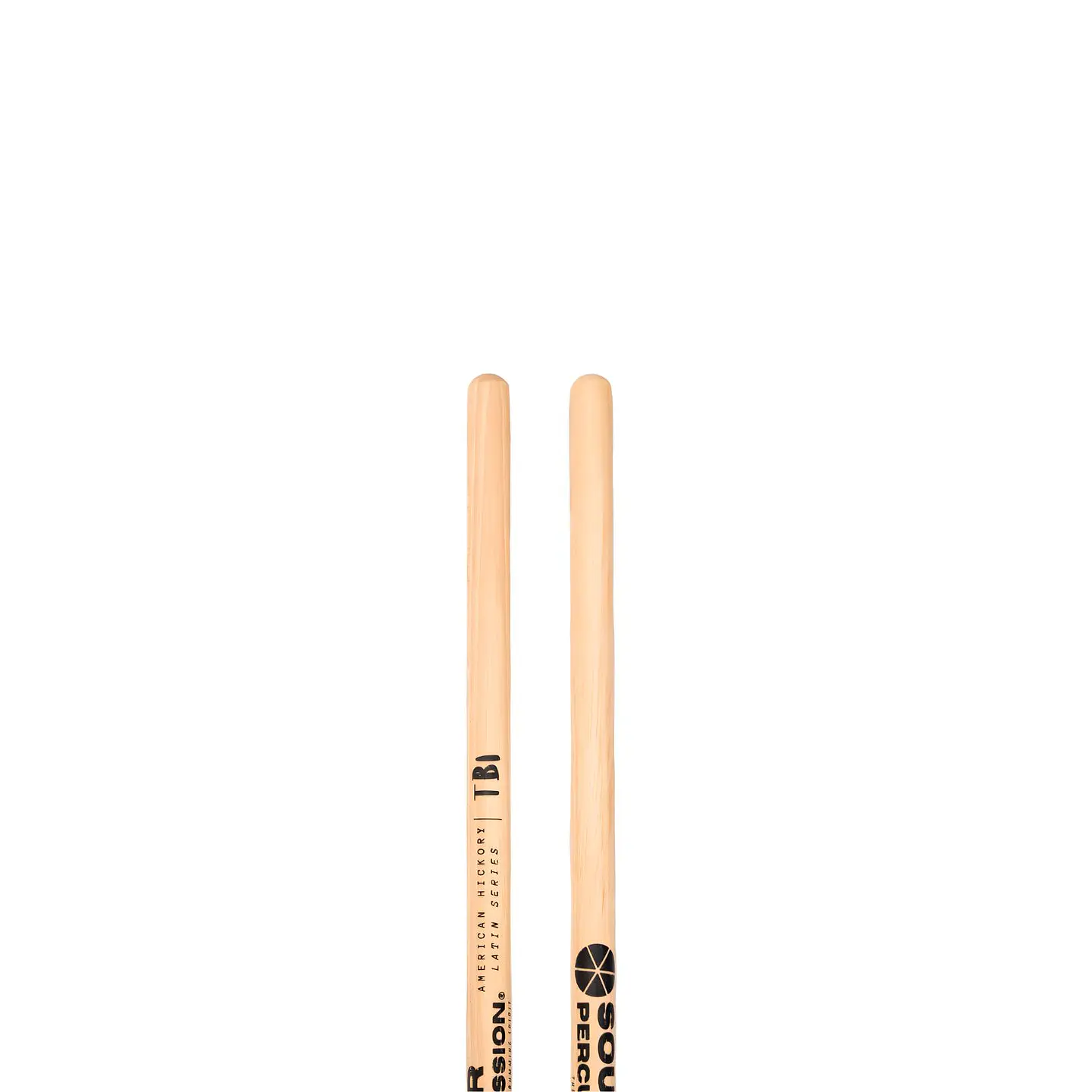 Baquetas de Timbales Sour Percussion TB1 Hickory Punta Butt End Latin Series 1