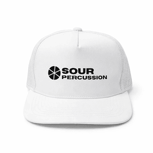 Gorro Trucker Blanco Sour Percussion